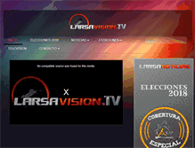 Tablet Screenshot of larsavision.tv